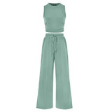 NELLA™ – Ribbed Knit Sleeveless Lounge Set