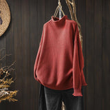GRACE™ | Relaxed Fit Waffle Sweater