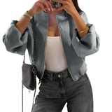 JORDANA™ – Casual American Varsity Zipper Jacket