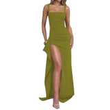 NADIRA™ – Sexy Backless High Split Slip Dress