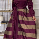 CALISTA™ - Satin Stripe Dress
