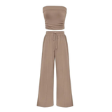 SOLVEIG™ – Relaxed Ribbed Knit Crop Set