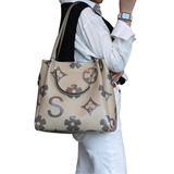 CELINA™ – Embossed Floral Tote & Crossbody Handbag Set