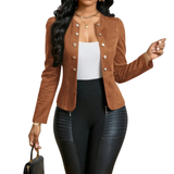 CAMILLE™ – Fitted Double-Breasted Blazer Jacket