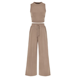NELLA™ – Ribbed Knit Sleeveless Lounge Set