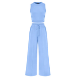 NELLA™ – Ribbed Knit Sleeveless Lounge Set