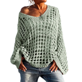 GRACIE™ – Relaxed Openwork Knit Sweater