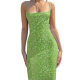 BRIELLA™ – Floral Backless Boho Cami Dress