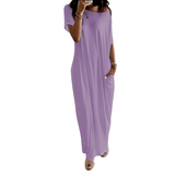 COZETTE™ – Soft Batwing Sleeve Lounge Dress