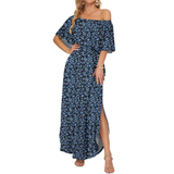 FLORENTINE™ – Floral Off-Shoulder Ruffle Maxi Dress