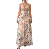 JUNIPER™ – Boho Floral Cami Maxi Dress