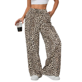 DELANCEY™ – Bold Leopard Print Wide Leg Pants