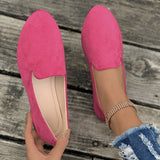 SHERNA™ - Women’s Solid Color Flats Soft Sole Pointed Toe Slip-On Shoes