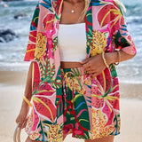 FANNIE™ – Simple Summer Floral Top and Shorts Set