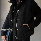 DARCY™ - Chic Lightweight Button-Up Puffer Vest