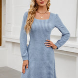 LYRA™ - Cozy Fall Babydoll Dress