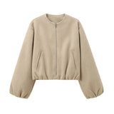 ARMINDA™ – Casual Balloon Sleeve Jacket