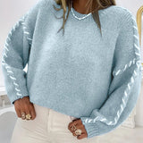 SERAH™ - Casual Round Neck Long Sleeve Sweater