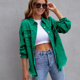 EUGENIA™ – Relaxed Drop Shoulder Collared Jacket