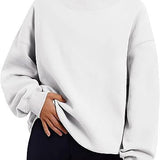 MARYLYN™ - Women's Oversized Turtleneck Sweatshirt Long Sleeve Pullover