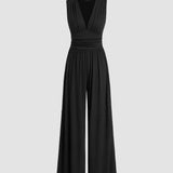 MUTYA™ – Chic Sleeveless Wide-Leg Jumpsuit