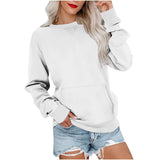 ERMA™ - Women's Lightweight Crewneck Hoodless Sweatshirt