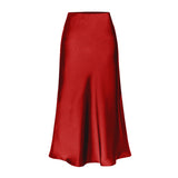KEITH™ - Elegant High Waist Side Slit Midi Skirt