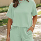 PETUNIA™ - Comfy Short Sleeve and Short Summer Set