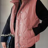 DARCY™ - Chic Lightweight Button-Up Puffer Vest