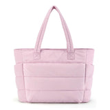 NADINE™ - Puffy Bubble Tote Bag for Women Quilted Laptop Shoulder Handbag