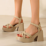 FELISHA™ – Chic Cross Strap Platform Comfort Sandals