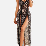 LUZY™ - Casual V-Neck Lingerie Maxi Nightdress