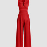 MUTYA™ – Chic Sleeveless Wide-Leg Jumpsuit