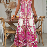 PUGAR™ - Chic Summer Sleeveless Strap Maxi Dress