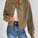 TALLULAH™ – Vintage Collared Button-Up Jacket