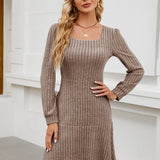 LYRA™ - Cozy Fall Babydoll Dress