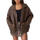 BRIONY™ - Stylish Oversized Motorcycle Jacket