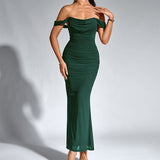 EUNOIA™ - Elegant Off Shoulder Backless Mermaid Dress