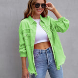 EUGENIA™ – Relaxed Drop Shoulder Collared Jacket