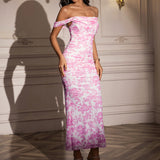 EUNOIA™ - Elegant Off Shoulder Backless Mermaid Dress
