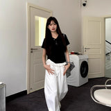 PAISLEY™ – Elegant Lace-Trimmed Wide-Leg Jeans
