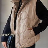 DARCY™ - Chic Lightweight Button-Up Puffer Vest