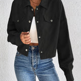 TALLULAH™ – Vintage Collared Button-Up Jacket