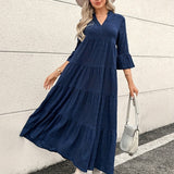 STELLA™ - Casual V-Neck Summer Maxi Dress