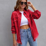 EUGENIA™ – Relaxed Drop Shoulder Collared Jacket