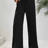 NIKU™ - Casual Wide Leg Drawstring Pants