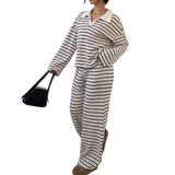 SHAILEY™ - Women’s Striped Two-Piece Set Stylish Casual Outfit