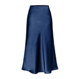 KEITH™ - Elegant High Waist Side Slit Midi Skirt