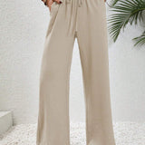 NIKU™ - Casual Wide Leg Drawstring Pants