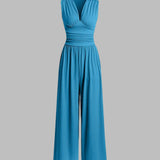 MUTYA™ – Chic Sleeveless Wide-Leg Jumpsuit